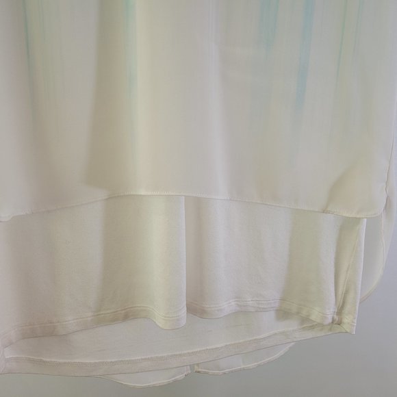 T Tahari Mixed Media Sleeveless Tank - Picture 3 of 4